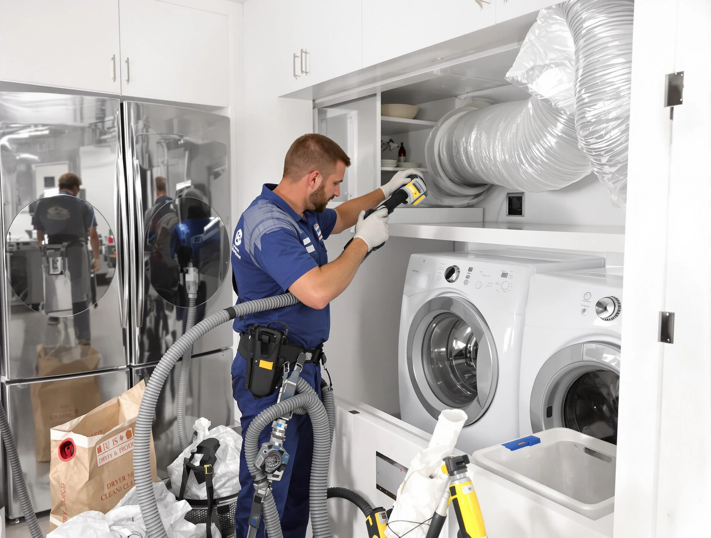 Professional duct cleaning by Centerville Dryer Vent Cleaning in Centerville