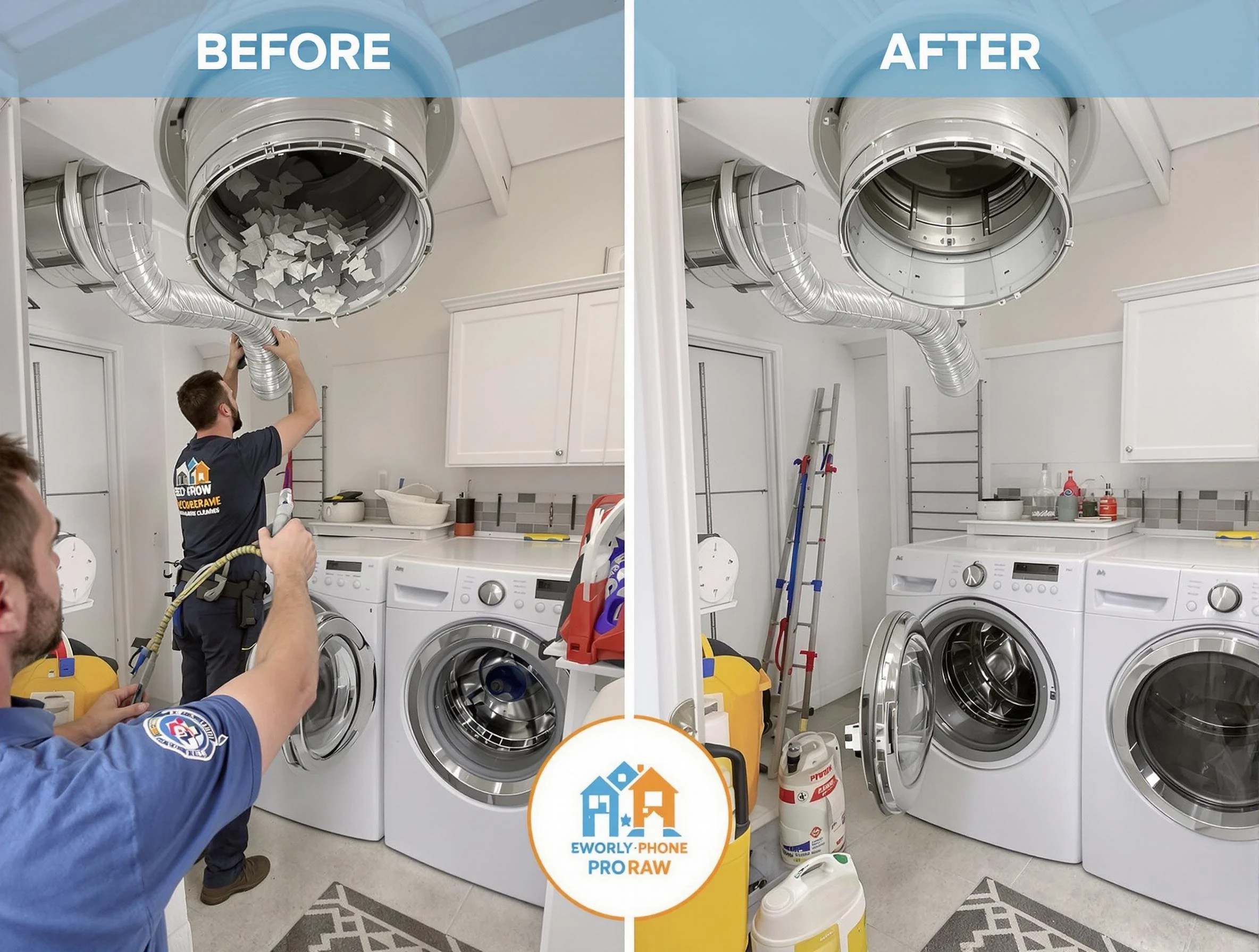 Residential dryer vent cleaning by Centerville Dryer Vent Cleaning in Centerville